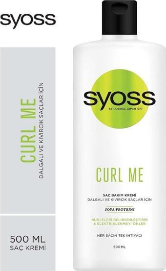 Syoss Curl Me Bukle Belirginleştirici Saç Kremi 500 Ml