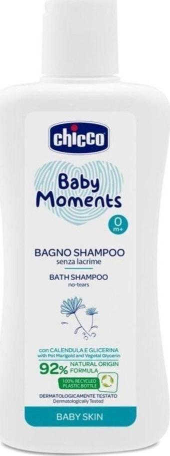 Chicco Baby Moments Doğal Saç Ve Vücut Şampuanı