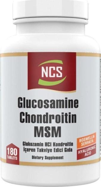 Ncs Glucosamine Chondroitin Msm 180 Tablet Boswellia Glukozamin