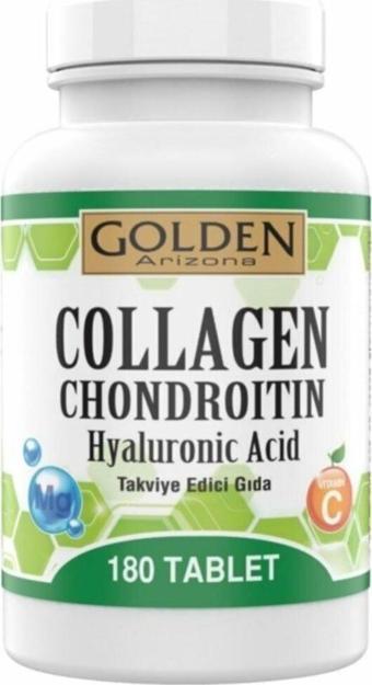 Golden Arizona Ncs Collagen Chondroitin Hyaluronic Acid Magnezyum 180 Tablet