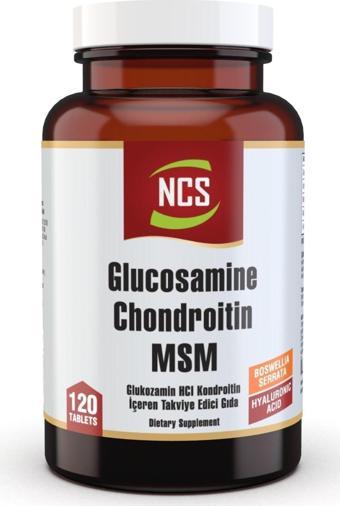 Ncs Glucosamine Chondroitin Msm Hyaluronic Acid Boswellia Serrata 120 Tablet