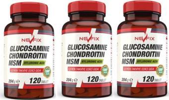 Nevfix Glucosamine Chondroitin Msm 120 Tablet X 3 Kutu 360 Tablet