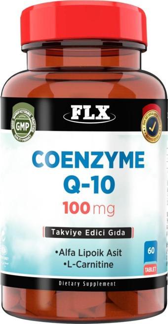 Flx Koenzim Q-10 Alfa Lipoik Asit L-Karnitin Coenzyme Q10 100 Mg 60 Tablet
