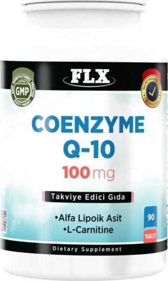 Flx Koenzim Q-10 Alfa Lipoik Asit L-Karnitin Coenzyme Q10 90 Tablet