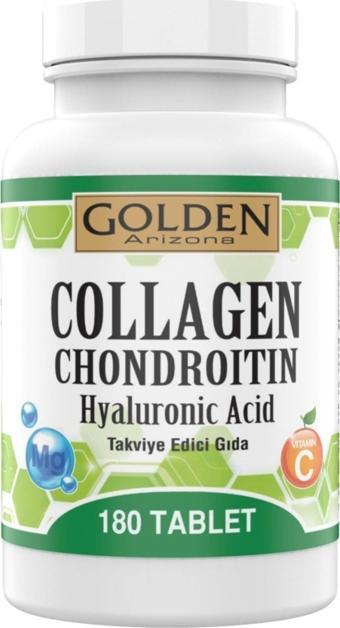Golden Arizona Collagen Chondroitin 180 Tablet Hyaluronic Acid