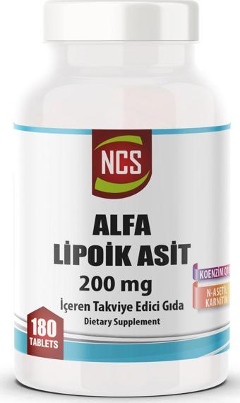 Ncs Alfa Lipoik Asit 200 Mg 180 Tablet Complex