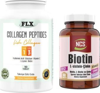 Ncs Balık Kollajeni Tip 1-3 Collagen 90 Tablet+Biotin 60 Tablet