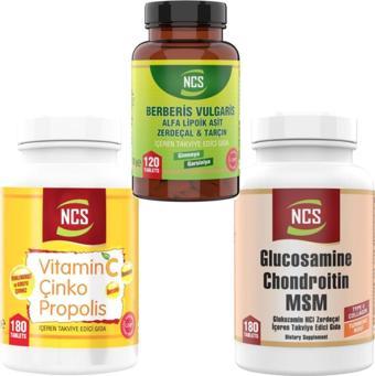 Ncs Berberis 120 Tablet Glucosamine 180 Tablet Vitamin C 180 Tablet