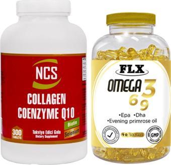 Ncs Collagen Selenium 300 Tablet & Flx Omega 3-6-9 90 Tablet