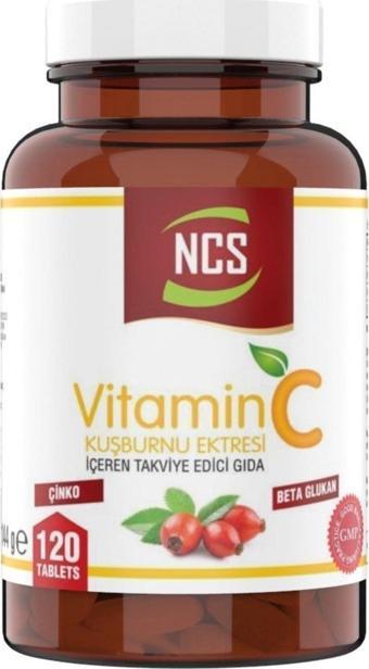 Ncs C Vitamini 1000 Mg 120 Tablet Kuşburnu Beta Glukan Vitamin C