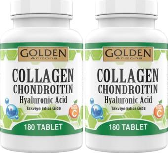 Ncs Golden Arizona Collagen Chondroitin 2 Kutu 360 Tablet Hyaluronic Acid Magnezyum Sitrat Vitamin C