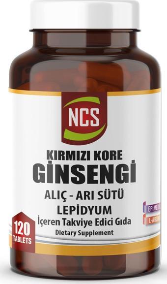 Ncs Kırmızı Ginseng Arı Sütü Lepidyum Koenzim Q-10 120 Tablet