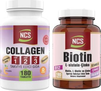 Ncs Tip 1-2-3 Collagen (Kolajen) 180 Tablet Glutatyon Biotin 180