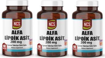 Ncs L-Carnitine Alpha Lipoic Acid Koenzim Q10 90 Tablet 3 Kutu