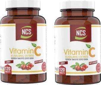 Ncs Vitamin C 1000 Mg 2 Kutu 240 Tablet Beta Glukan Çinko Kuşburnu