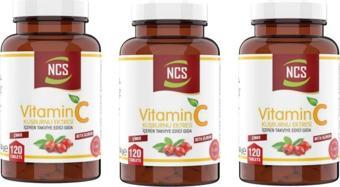 Ncs Vitamin C 1000 Mg 3 Kutu 360 Tablet Beta Glukan Çinko Kuşburnu