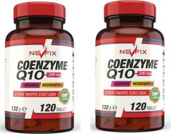 Nevfix Coenzyme Q10 200 Mg Koenzim Q10 120 Tablet 2 Kutu