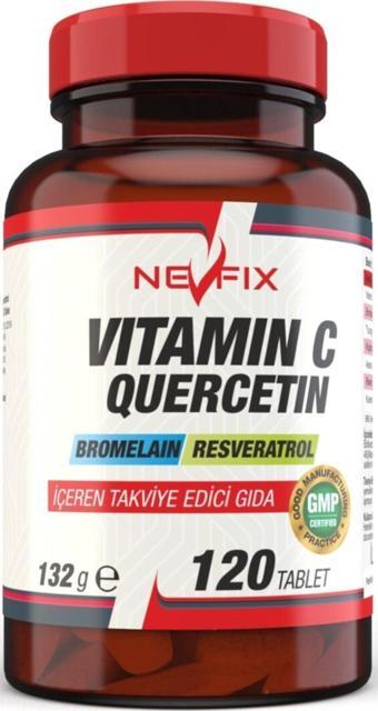 Nevfix Vitamin C 500 Mg Bromelian Kuersetin 120 Tablet