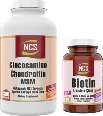 Ncs Glucosamine Chondroitin Msm Turmenic Root 300 Tablet Biotin 60 Tablet