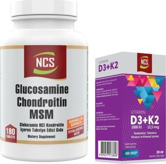 Ncs Glucosamine Msm 180 Tablet & Vitamin D3 K2 Damla