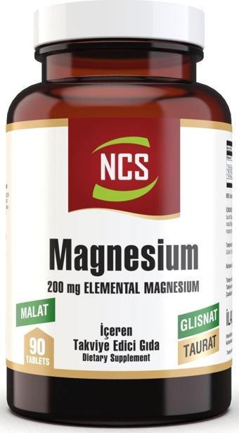 Ncs Magnesium Magnezyum Malat Glisinat Taurat 90 Tablet