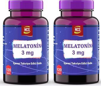 Ncs Melatoninn 3 Mg 120 Tablet X 2 Kutu