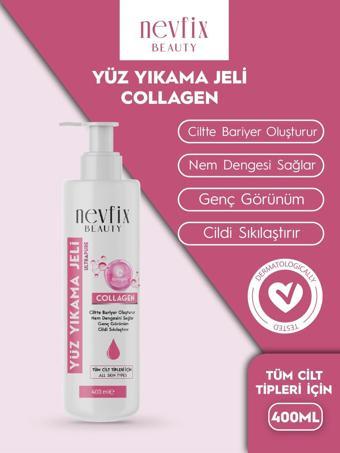 Nevfix Beauty Collagen İlaveli Yüz Yıkama Jeli 400 Ml