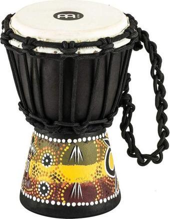 Meinl HDJ7-XXS African Style XX-Small Djembe (Black Gecko Desing)