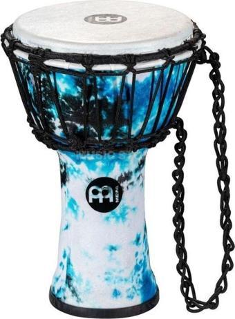 Meinl Junior 7\" Djembe (Galactic Blue Tie Dye)