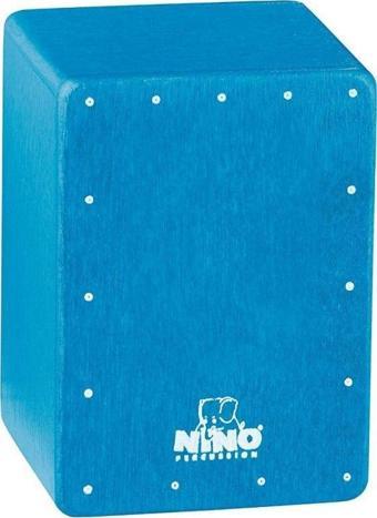 Nino NINO955B Mini Cajon Shaker (Mavi)