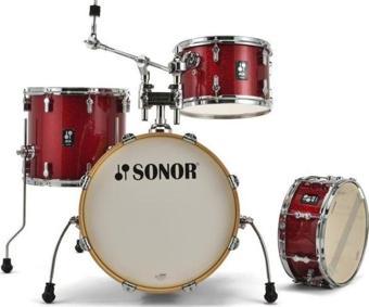 Sonor AQX Jazz 4-Parça Akustik Davul Seti (Red Moon Sparkle)