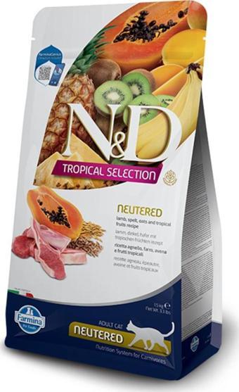 N&D Tropical Selection Kuzulu Yetişkin Kısır Kedi Maması 10 Kg