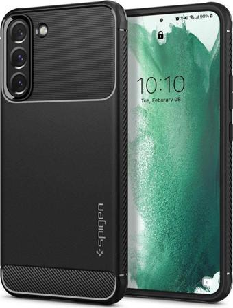 Spigen Galaxy S22 Plus 5G ile Uyumlu Kılıf Rugged Armor Matte Black