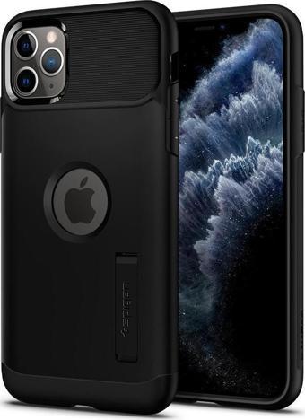 Spigen iPhone 11 Pro ile Uyumlu Kılıf Slim Armor Black