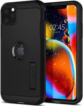 Spigen iPhone 11 Pro ile Uyumlu Kılıf Tough Armor Black