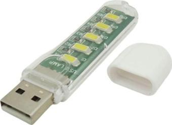 Markalonya Taşınabilir Usb 5 Led Işık Işıldak Lamba Kamp Piknik Gece Lambası