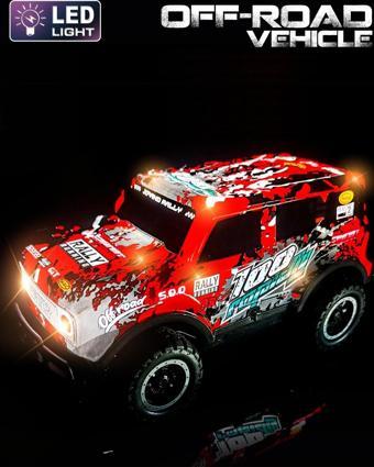 Mofy Baby Full Fonksiyon Led Işıklı Gövde 1:24 Off Road Şarjlı Rc Uzaktan Kumandalı Yarış Arabası