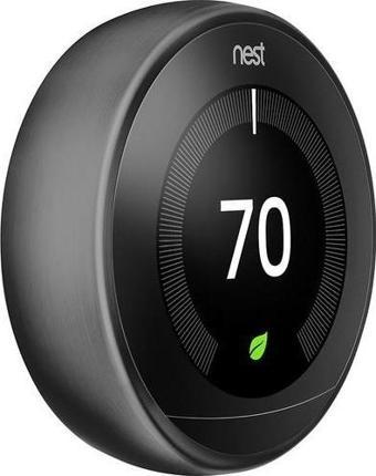 Google Nest Learning Thermostat Siyah