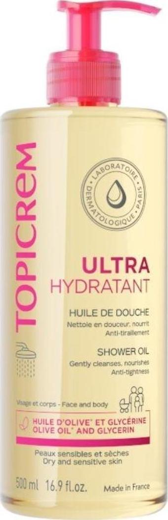 Topicrem Ultra Hydratant Duş Yağı 500 Ml