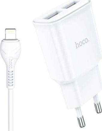 Hoco Lightning Çift Usb Girişli Şarj Aleti