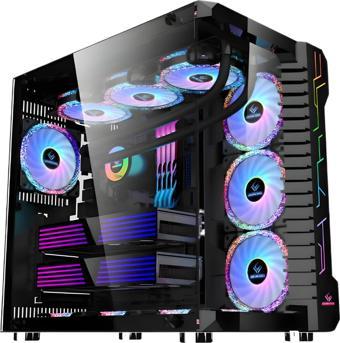 SNT Luobin III War Machine Midi Tower Atx Gaming 6 x Argb Fanlar Dahil Masaüstü Bilgisayar Kasası (POWER YOK)