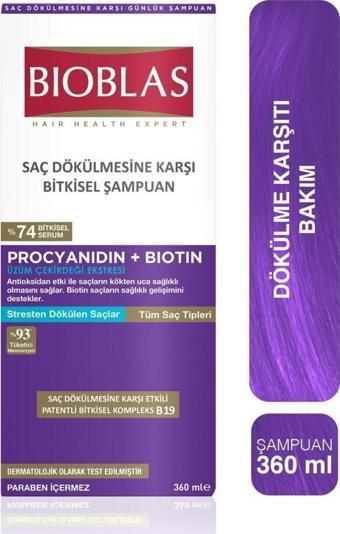 Bioblas Şampuan 360ml Procyanidin Antistres