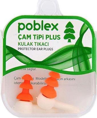 Poblex Çam Tipi Plus Kulak Tıkacı - Medium