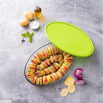 Pyrex Xl Oval Kapaklı Fırın Kabı 3 Lt