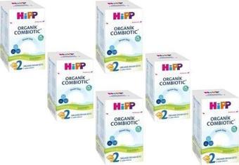 Hipp 2 Organik Combiotic Bebek Sütü 800 gr - 6 Adet