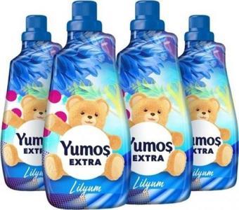 Yumoş Extra Lilyum Lotus Çiçeği 1.44 ml 60 Yıkama 4'lü Yumuşatıcı