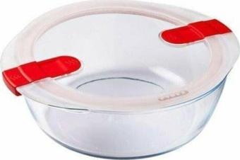 Pyrex Yuvarlak Saklama Kabı Mikrodalga 2.3 L