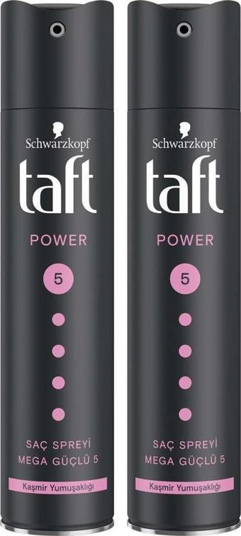 Taft Power Kaşmir (Mega Güçlü) Sprey 250 ml x 2 Adet