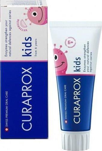 Curaprox Enzycal Kids Diş Macunu Karpuzlu 60 ml Florür 6 yaş üstü