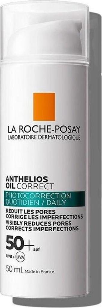 La Roche-Posay Anthelios Oil Correct Yağlı ve Düzensiz Ciltler için Yüz Güneş Kremi 50 ml